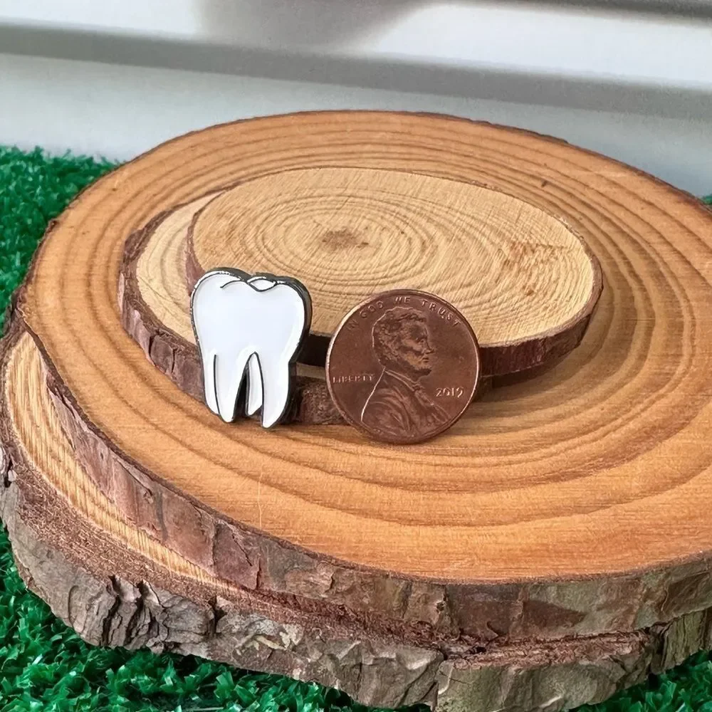 Tooth Dentist Hygienist Enamel Pin/ Brooch